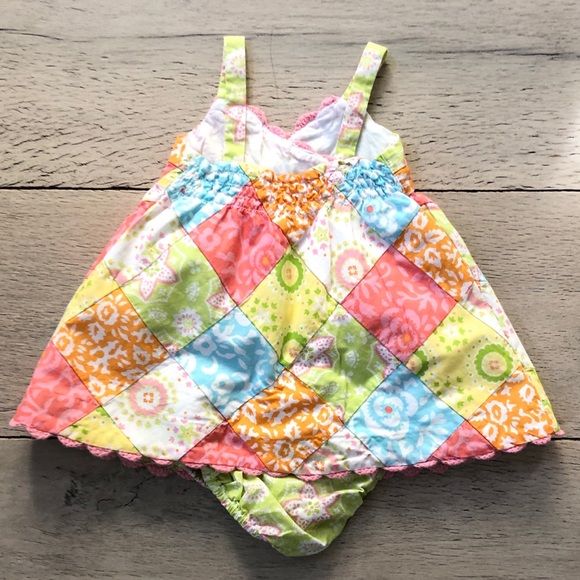 Janie and Jack Patchwork Dress - Picture 3 of 4